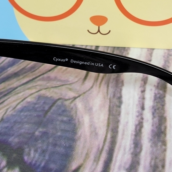 CYXUS Blue Light Blocking Kids Age 4-8 Black Computer Glasses - Picture 8 of 16